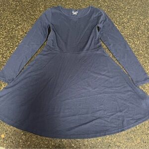 NWOT PLACE by Childrens Place Navy Long Sleeve Girls Skater Uniform School Dress